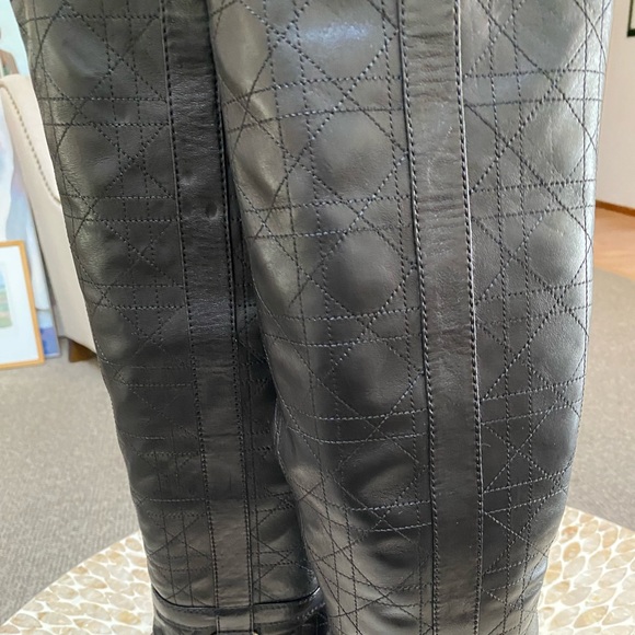Christian Dior Cannage Over the Knee Boot - Picture 4 of 6